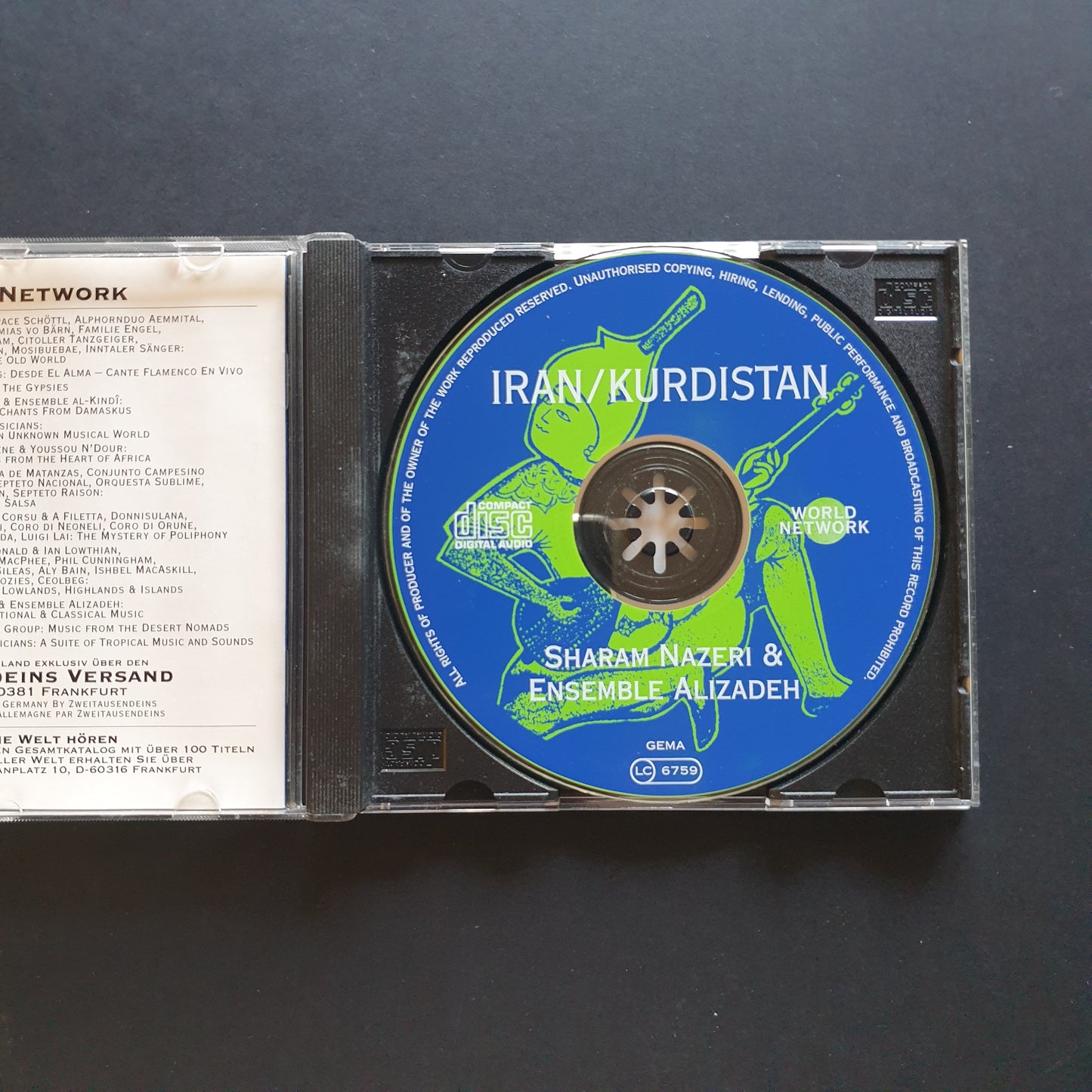 SHARAM NAZERI & ENSEMBLE ALIZADEH - Iran / Kurdistan: Nowruz