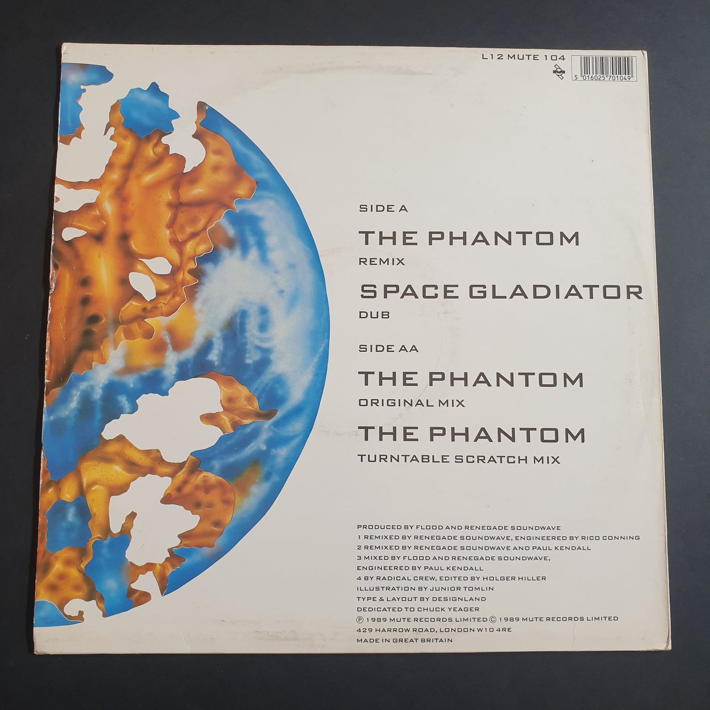 RENEGADE SOUNDWAVE - The Phantom Mixes / Space Gladiator
