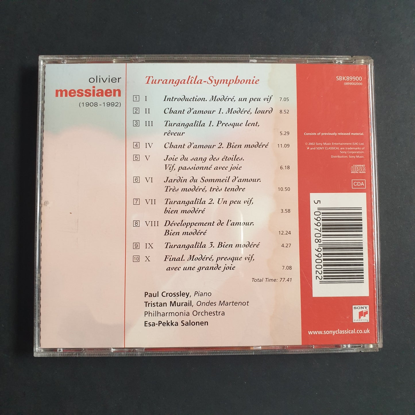 MESSIAEN - Turangalila Symphonie