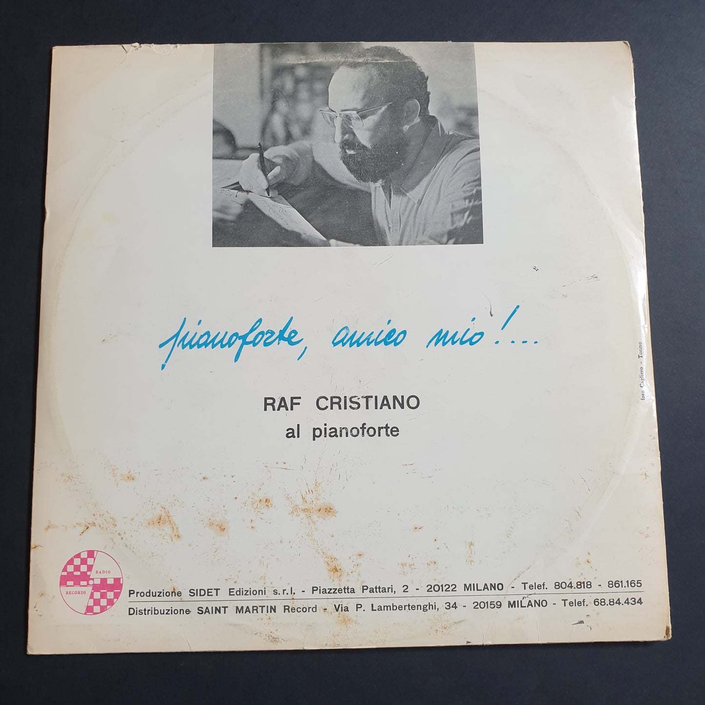 RAF CRISTIANO - Pianoforte, Amico Mio!