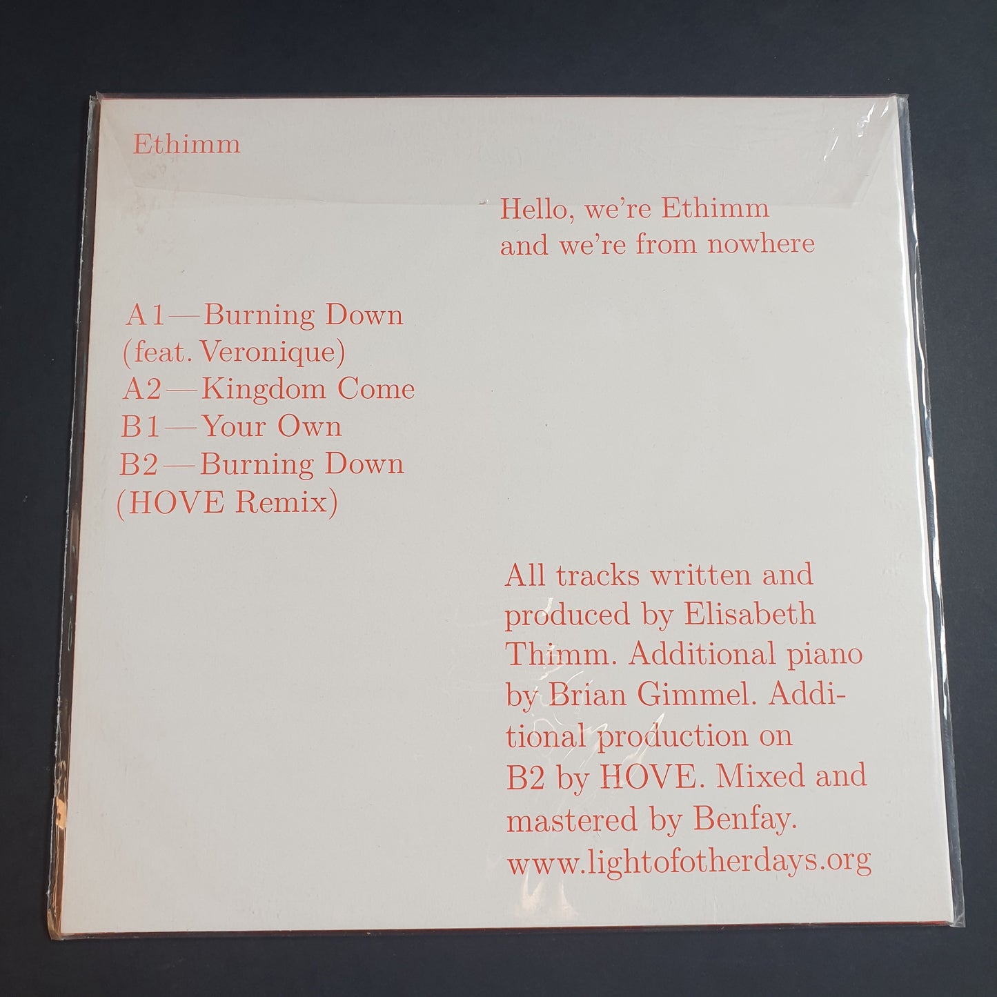 ETHIMM - Hello We're Ethimm And We're From Nowhere