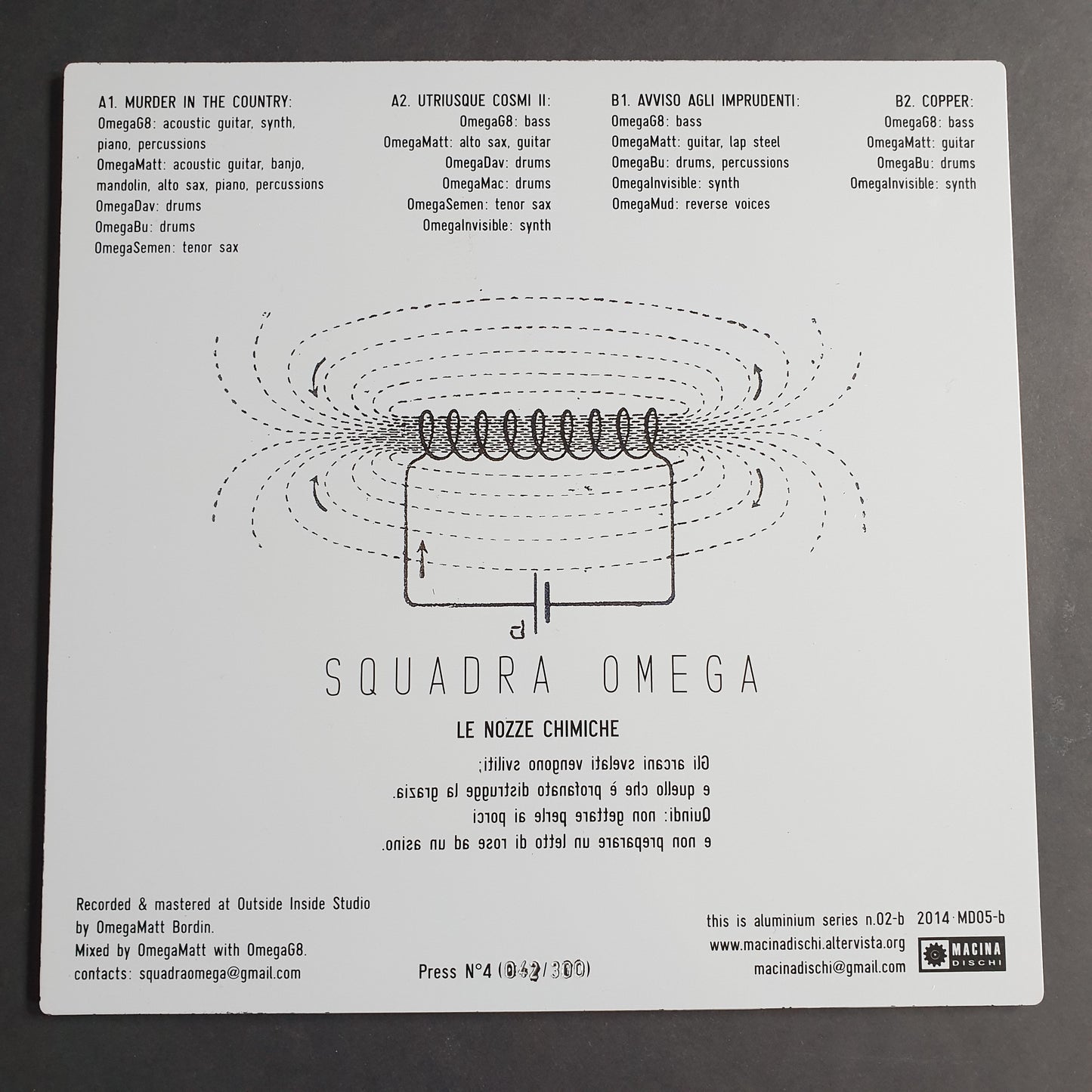 SQUADRA OMEGA - Le Nozze Chimiche