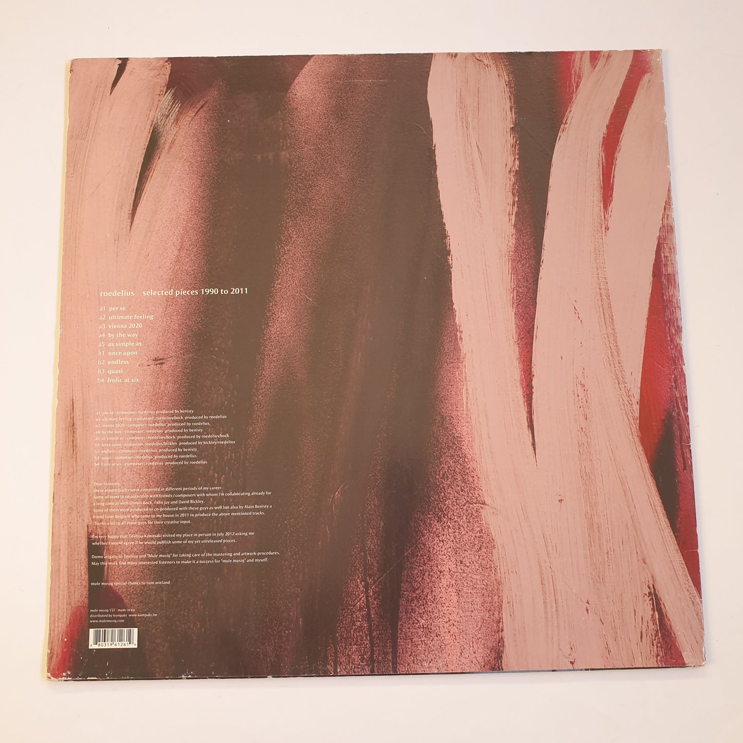 ROEDELIUS - Selected Pieces 1990 to 2011