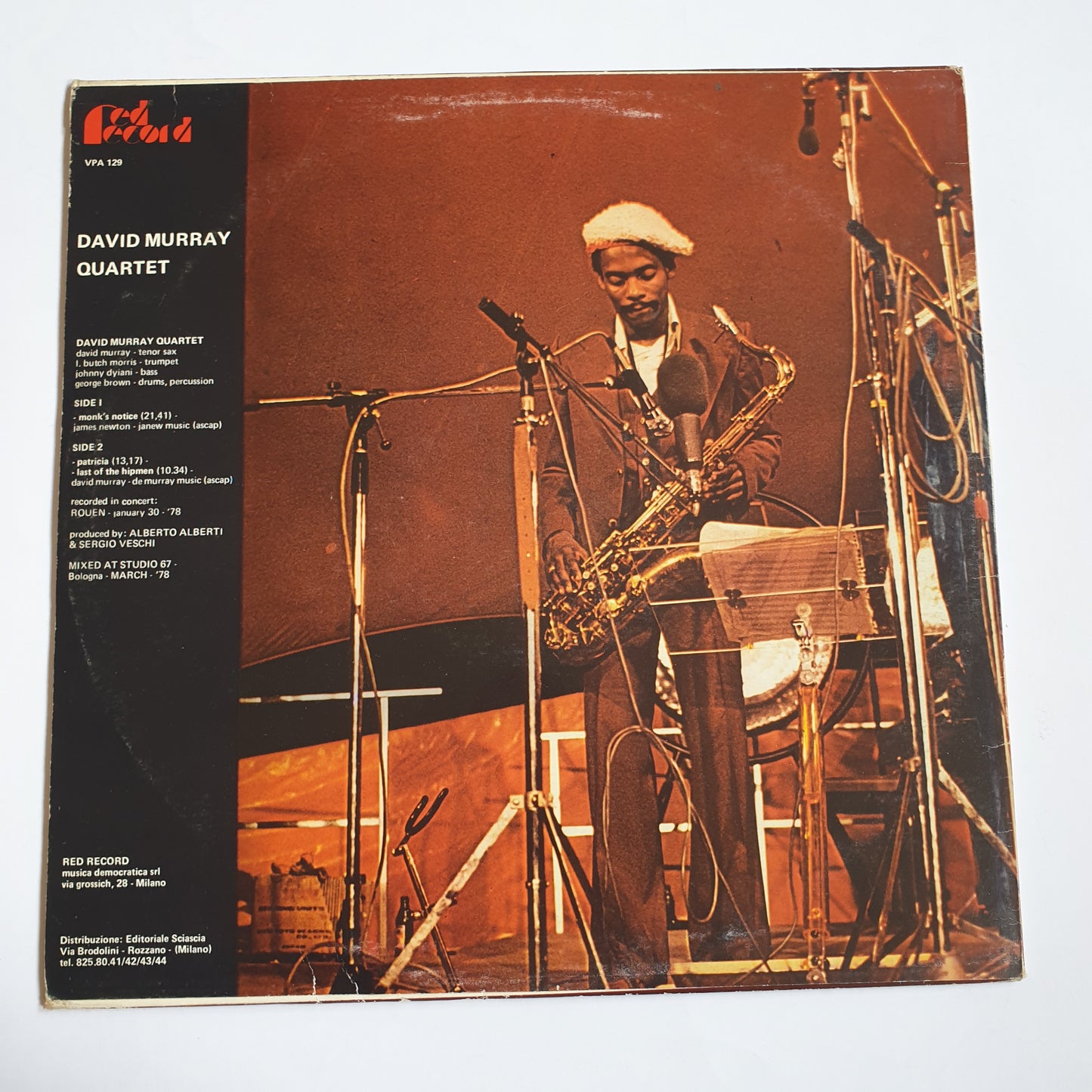 DAVID MURRAY QUARTET - Last Of The Hipman
