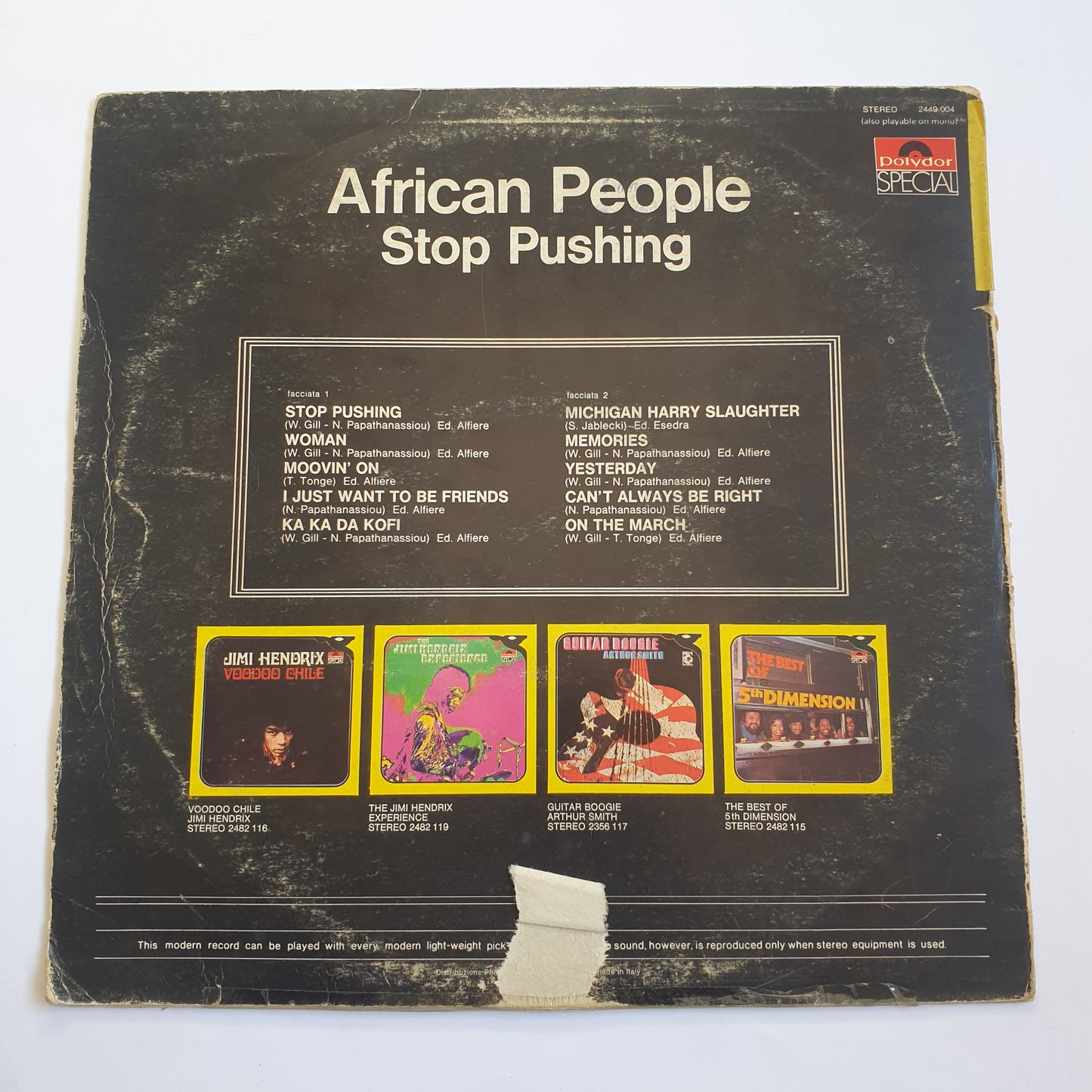 AFRICAN PEOPLE - Stop Pushing