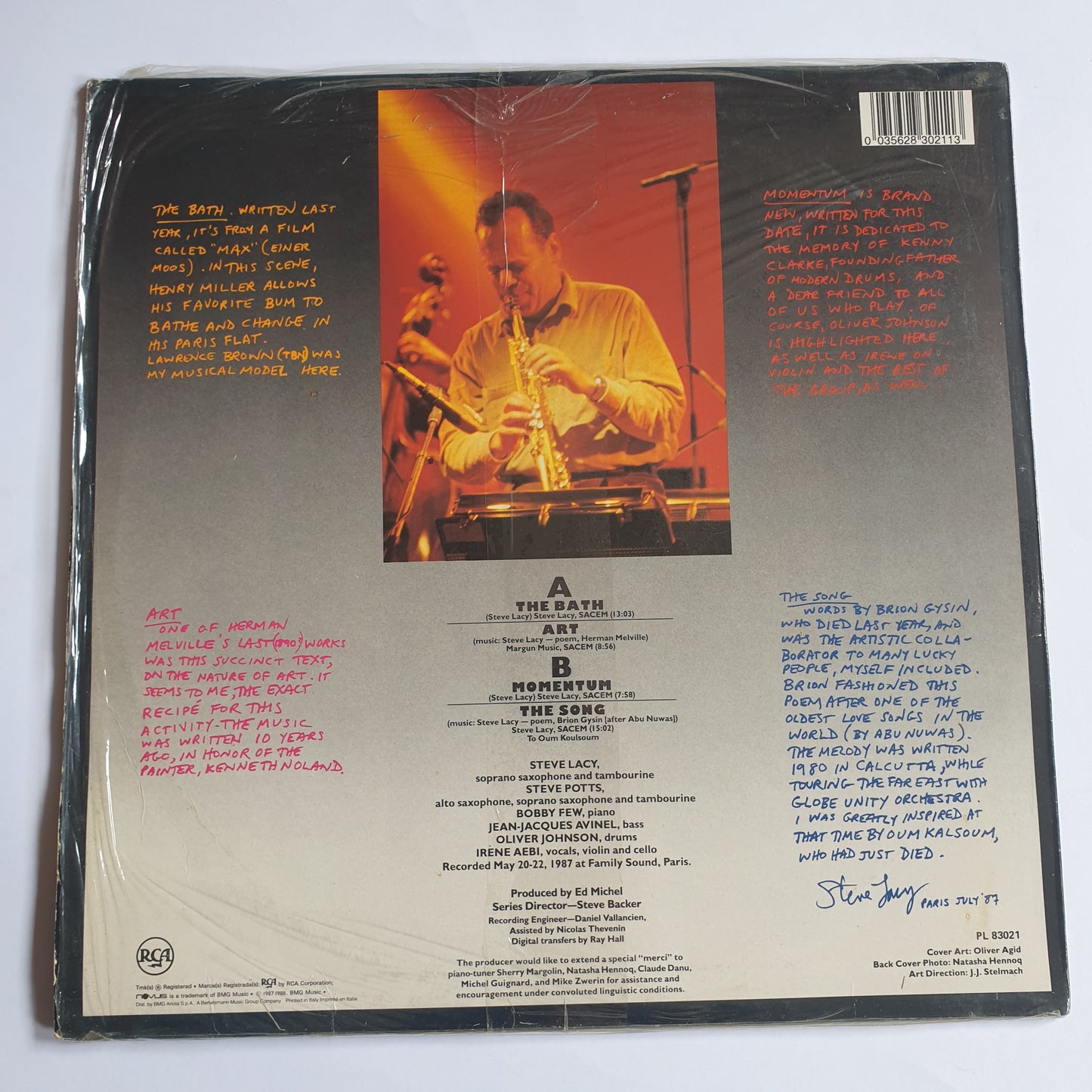 STEVE LACY - Momentum
