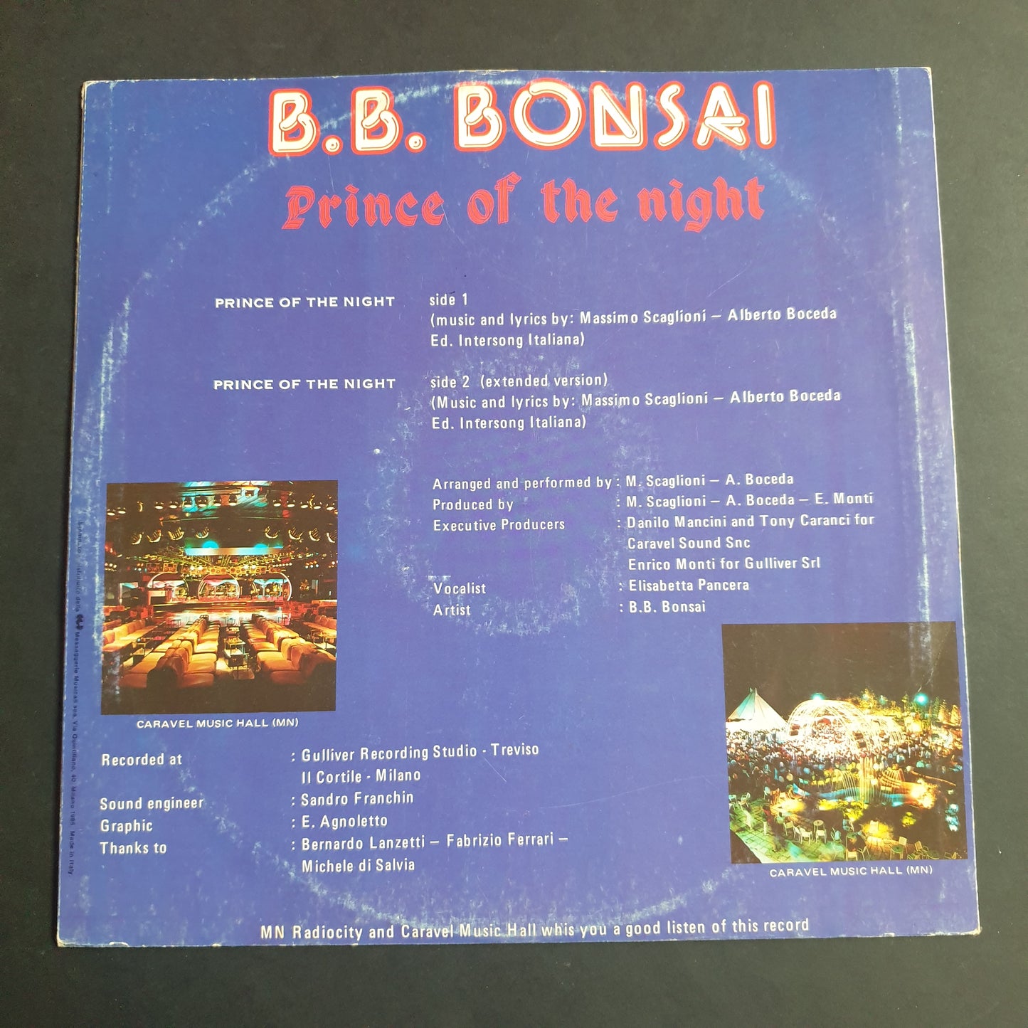 B.B. BONSAI - Prince Of The Night