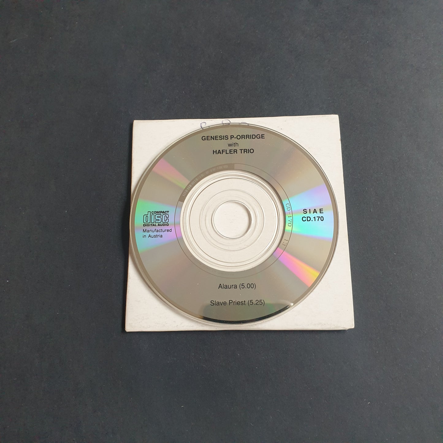 GENESIS P-ORRIDGE W/ HAFLER TRIO - Alaura / Slave Priest