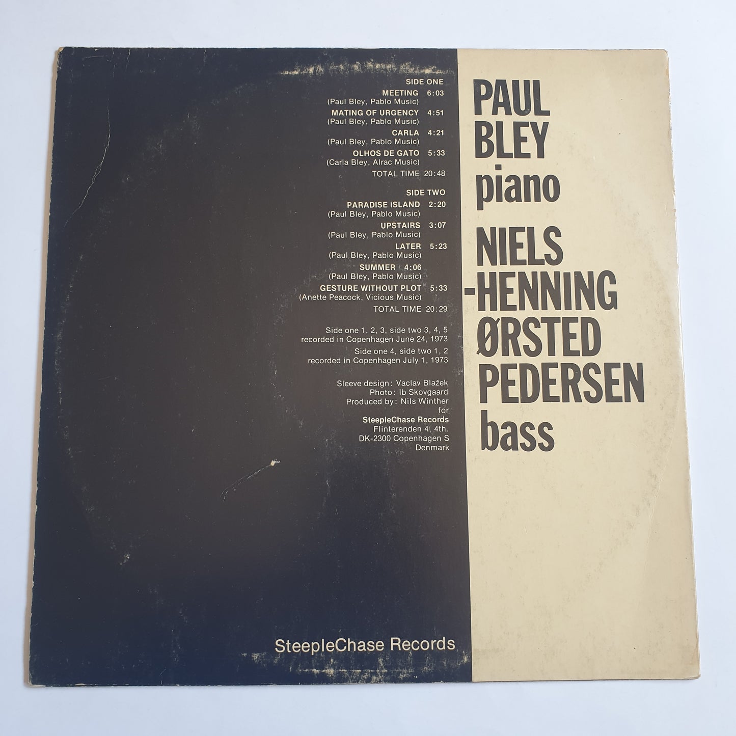 PAUL BLEY / NHØP - S/T