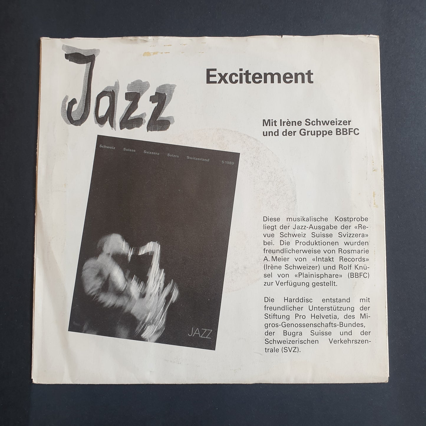 IRENE SCHWEIZER Und BBFC - Jazz Excitement