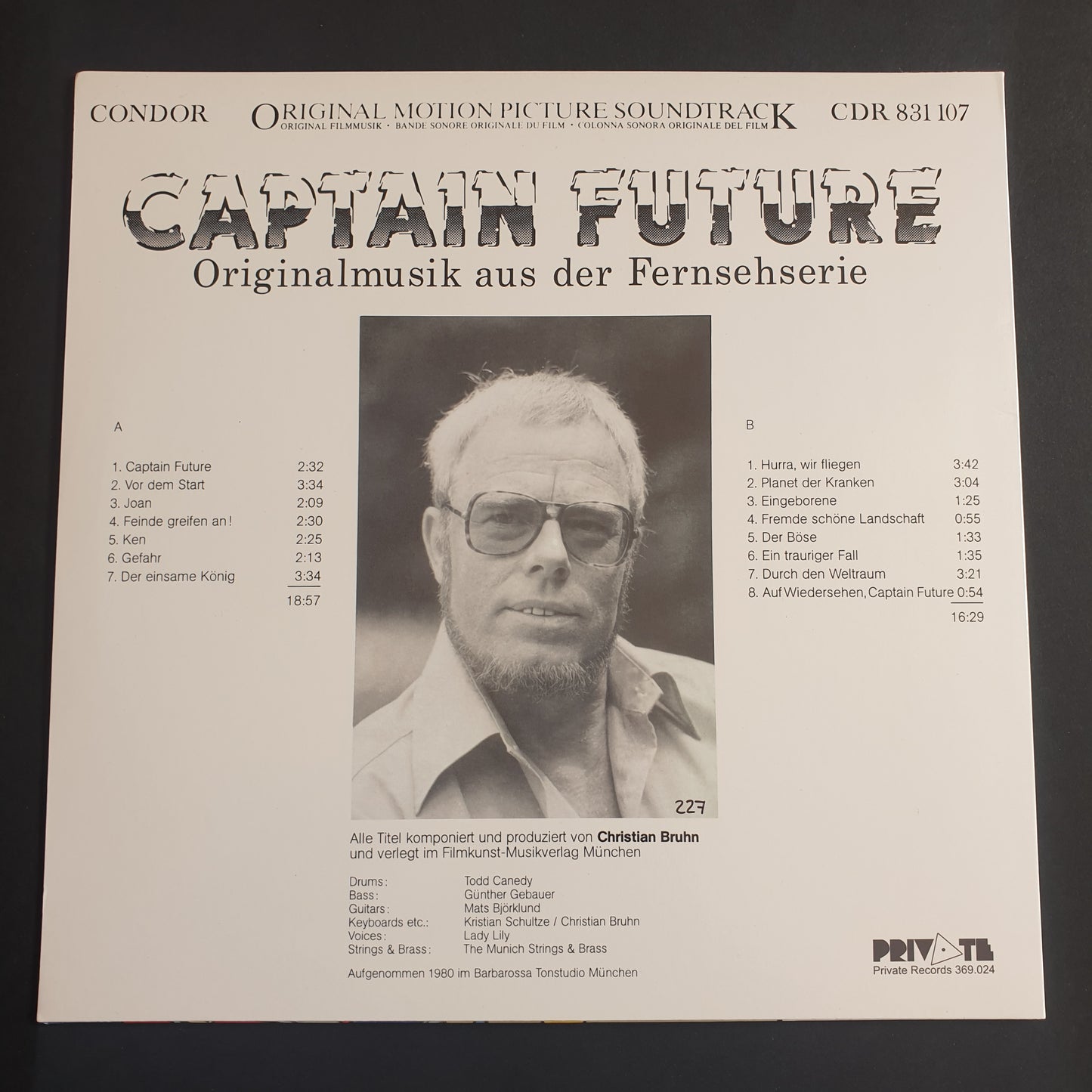 CHRISTIAN BRUHN - Captain Future - Original Motion Picture Soundtrack