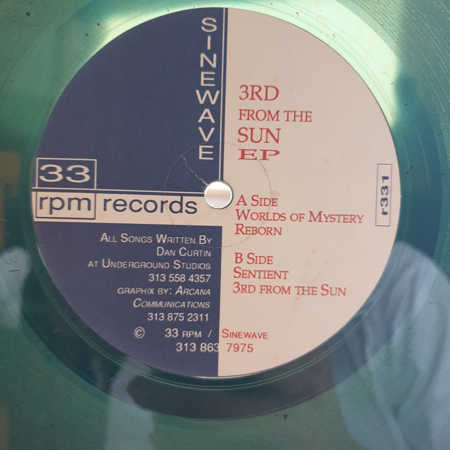 DAN CURTIN - 3rd From The Sun EP