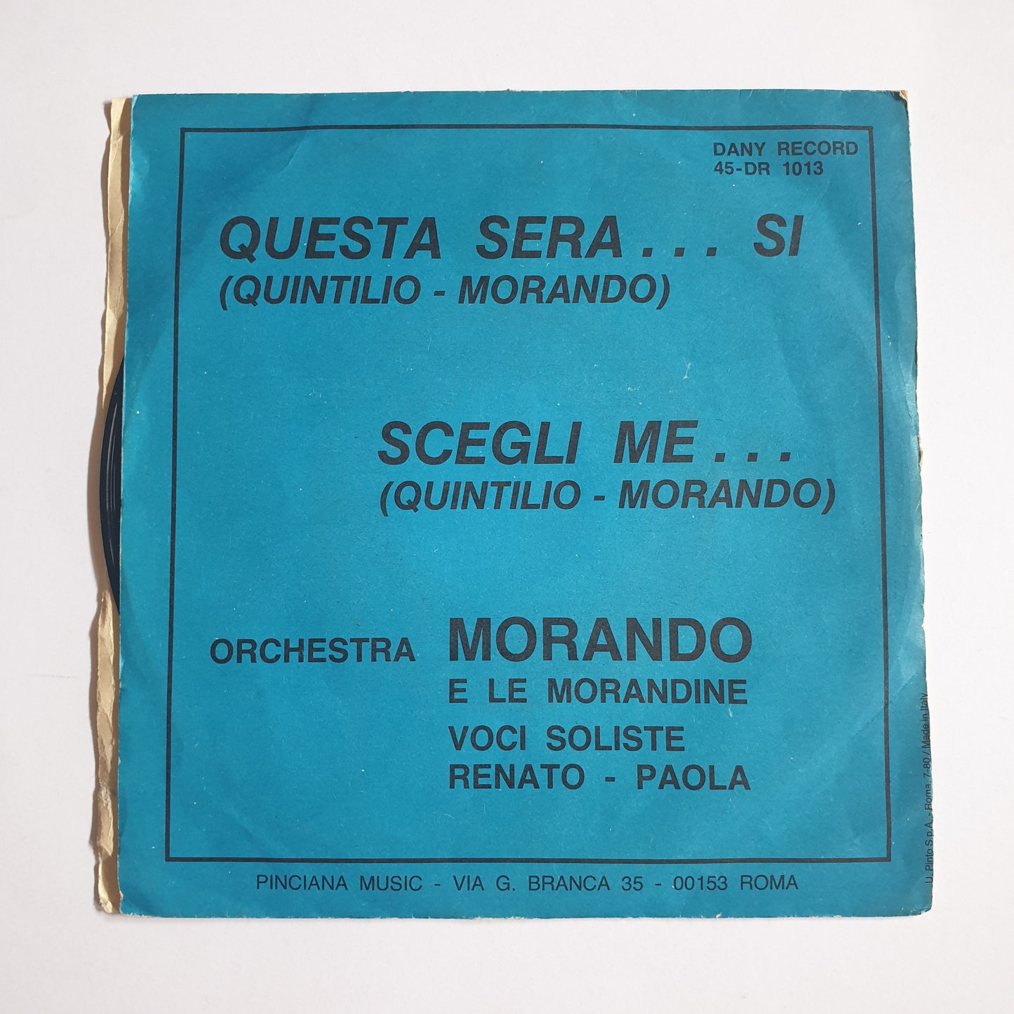 ORCHESTRA MORANDO E LE MORANDINE - Questa Sera... Sì