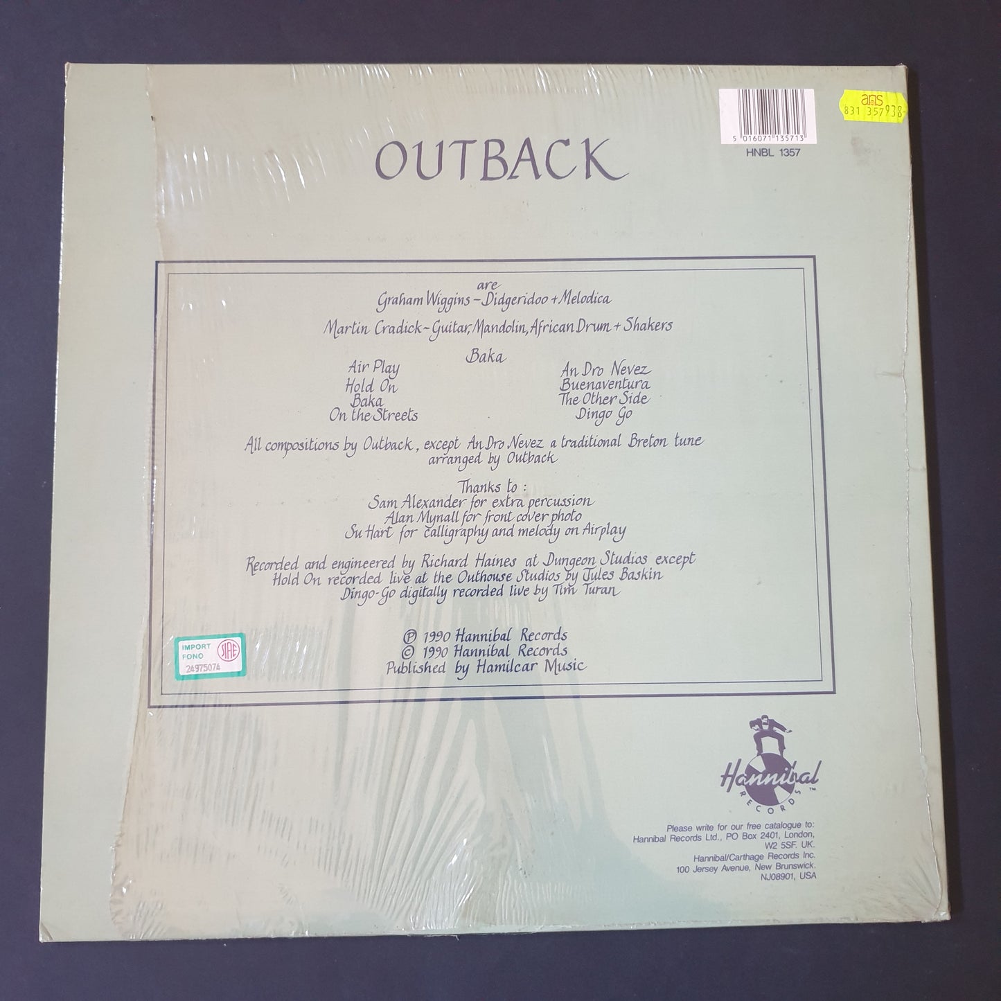 OUTBACK - BAKA