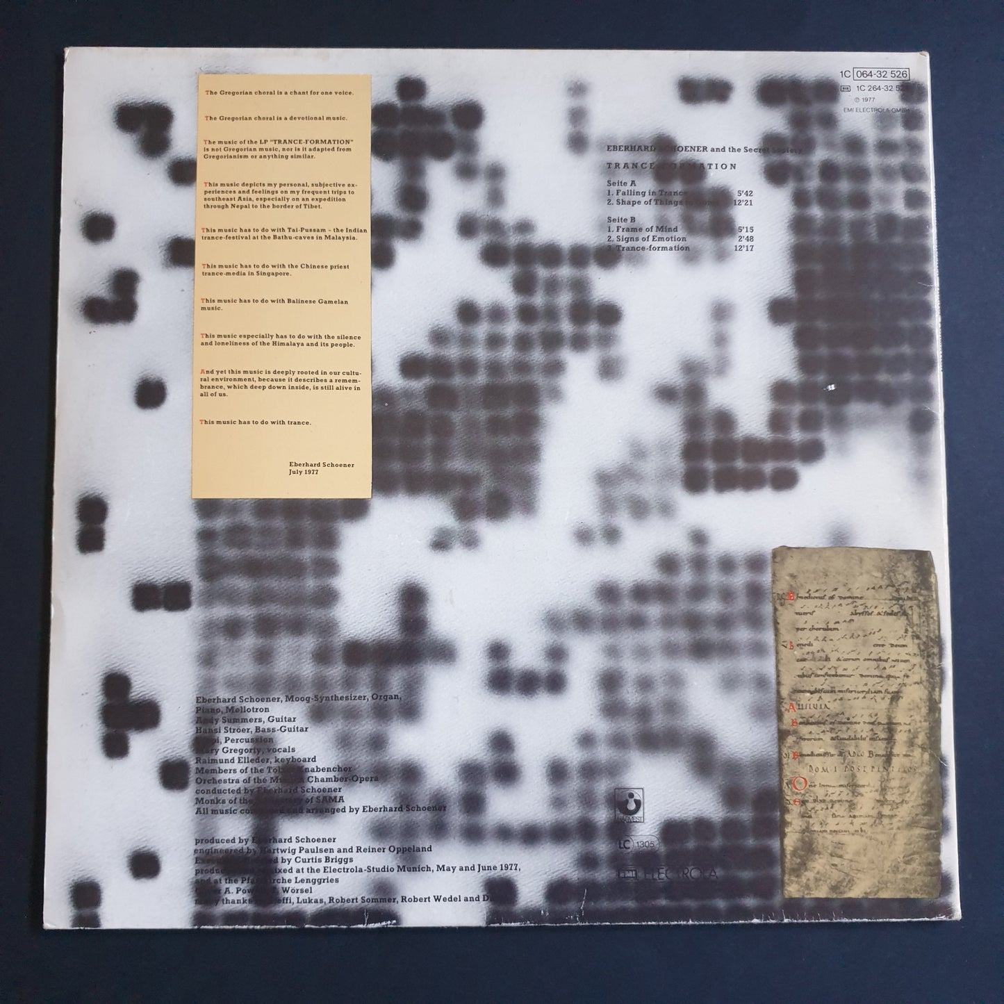 EBERHARD SCHOENER - Trance-Formation