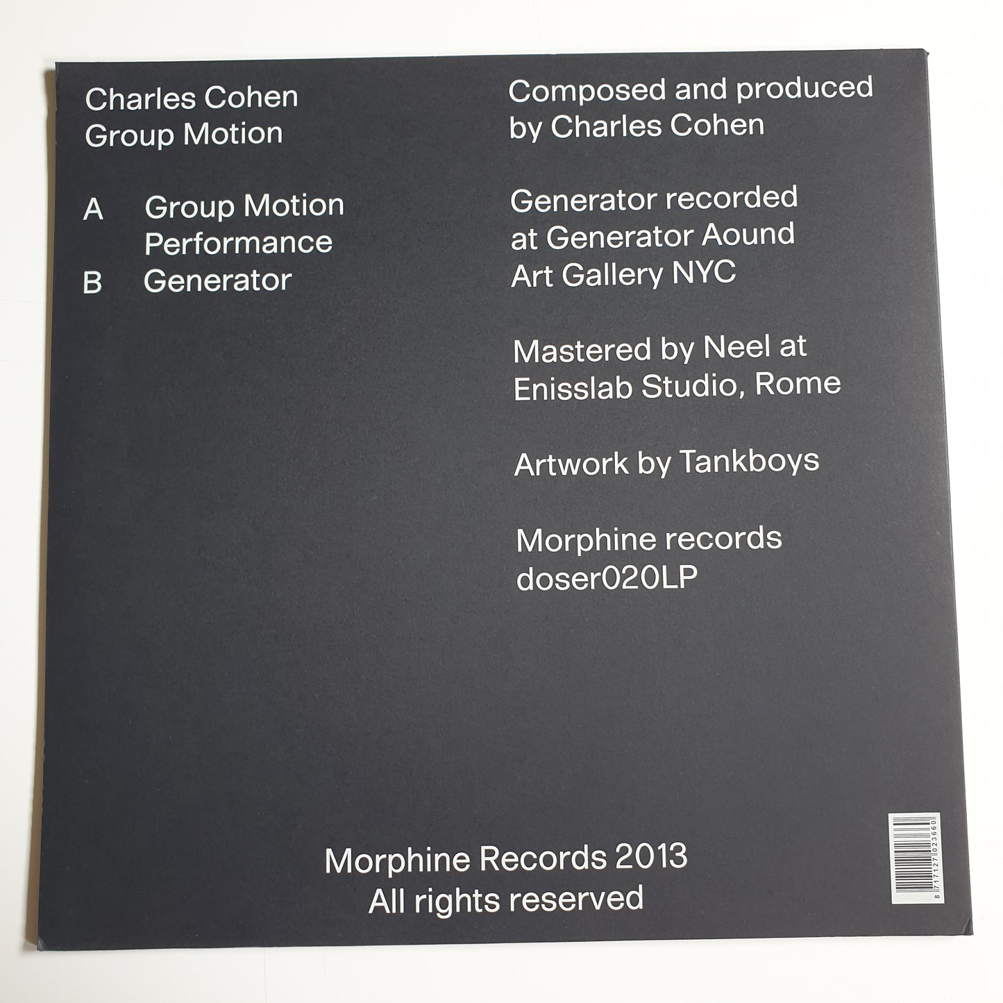 CHARLES COHEN - Group Motion