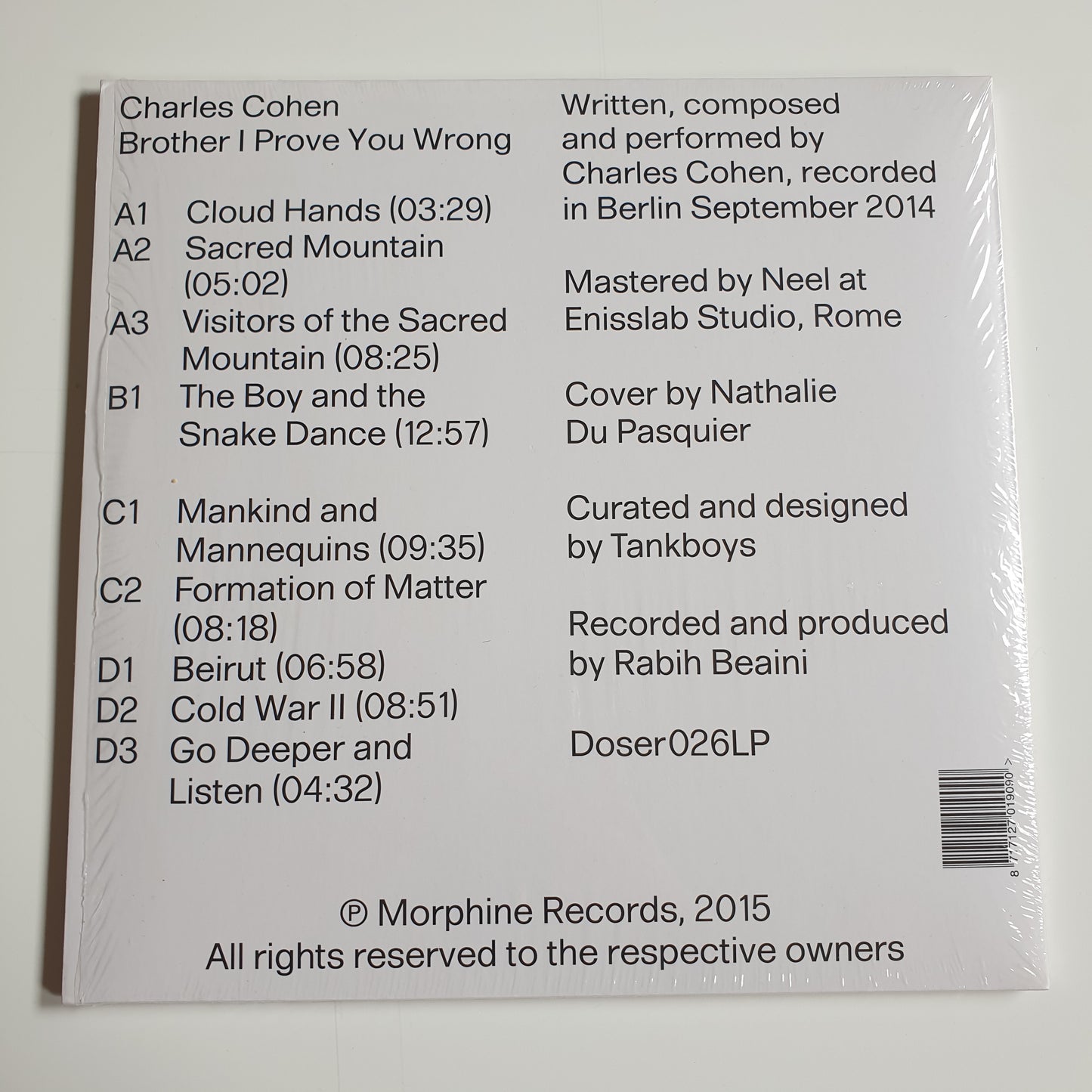 CHARLES COHEN - Brother I Prove You Wrong