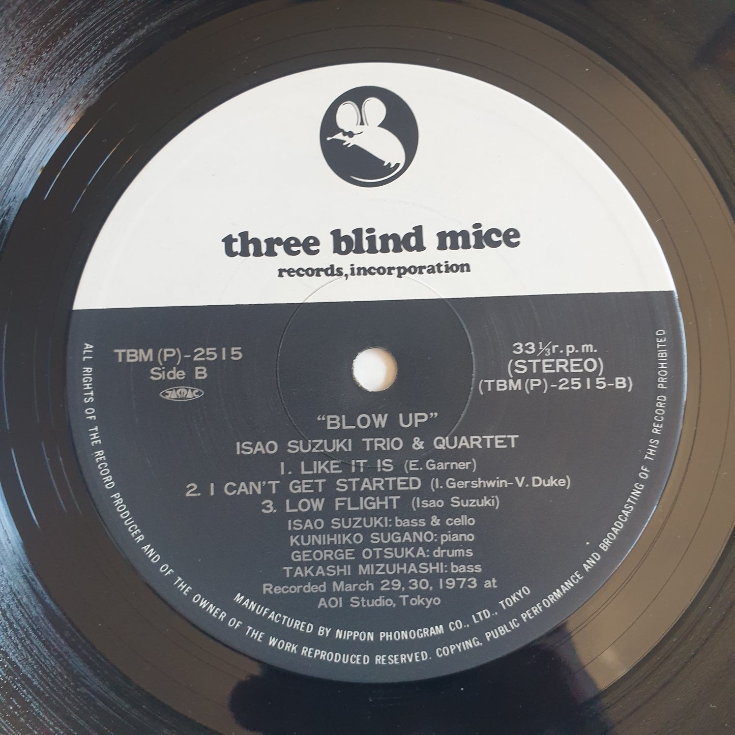 ISAO SUZUKI TRIO / QUARTET - Blow Up
