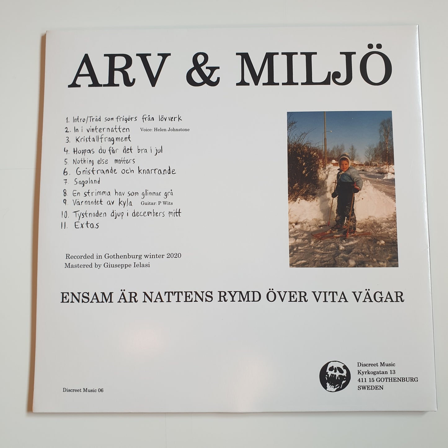 ARV & MILJÖ - Ensam Är Nattens Rymd Över Vita Vägar
