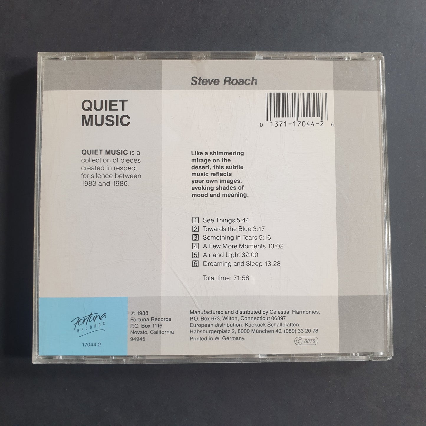 STEVE ROACH - Quiet Music