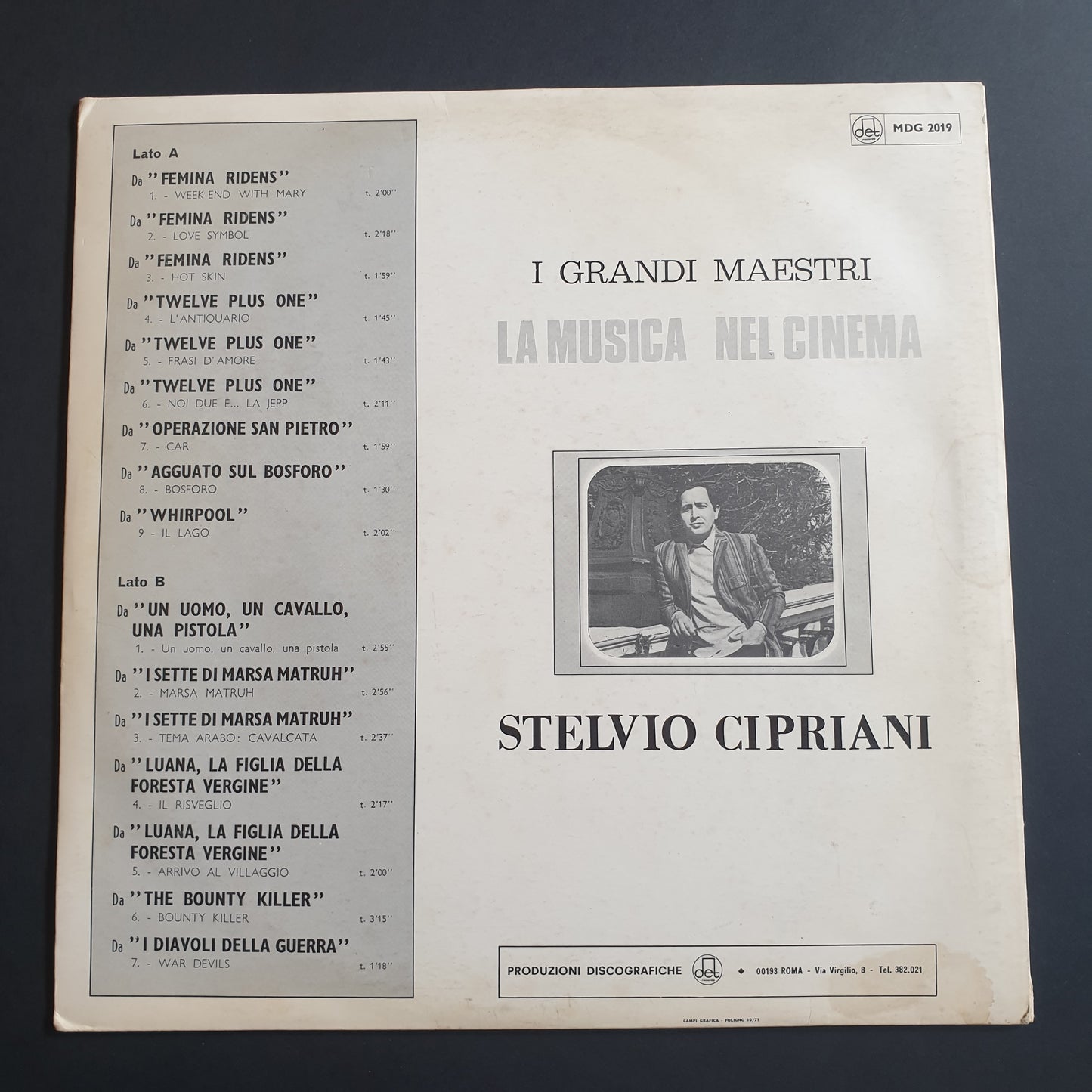 STELVIO CIPRIANI - La Musica Nel Cinema Vol. 11