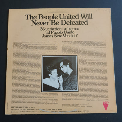 FREDERIC RZEWSKI - The People United Will Never Be Defeated