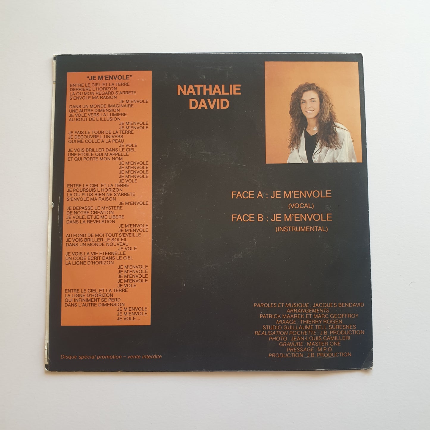 NATHALIE DAVID - Je M'Envole