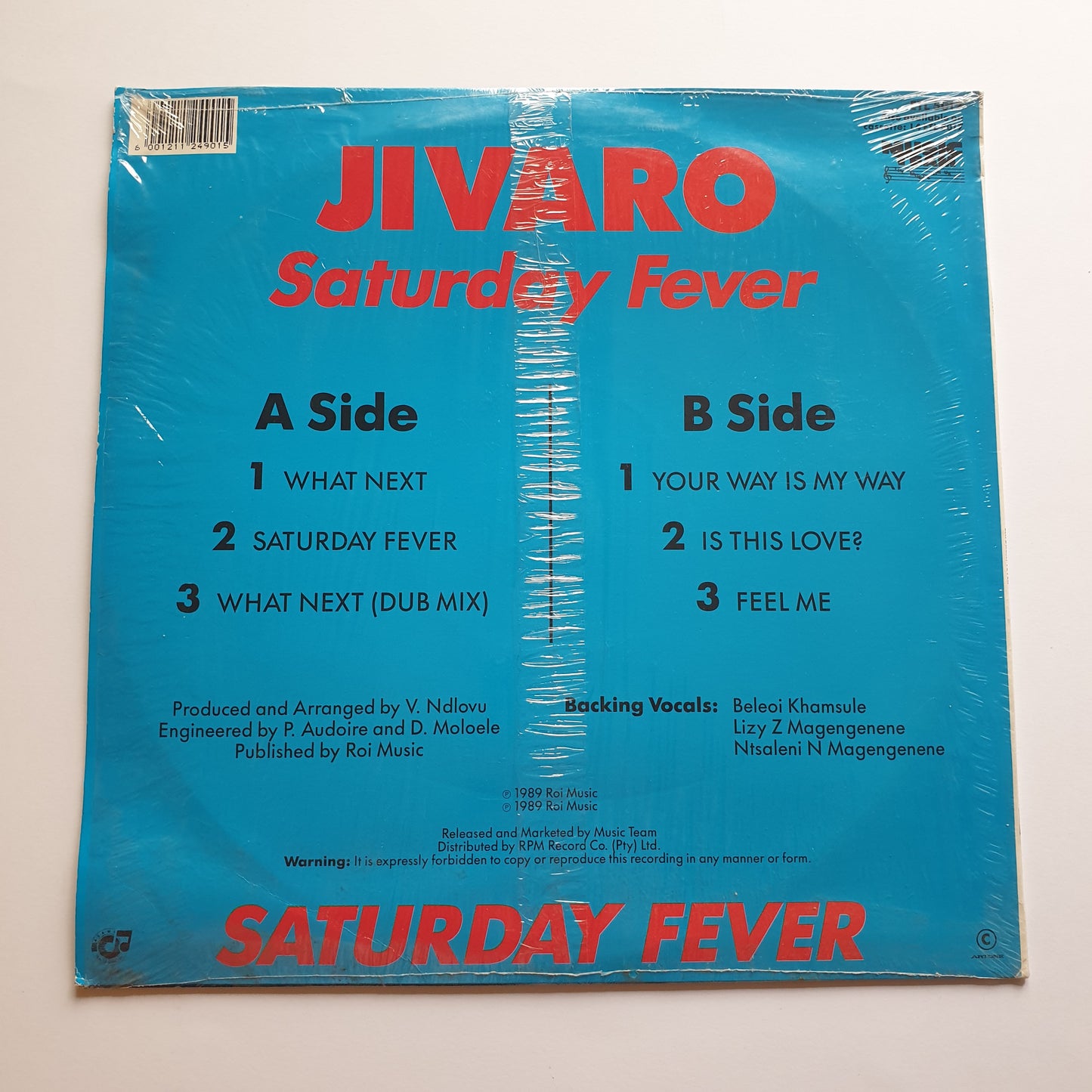 JIVARO - Saturday Fever