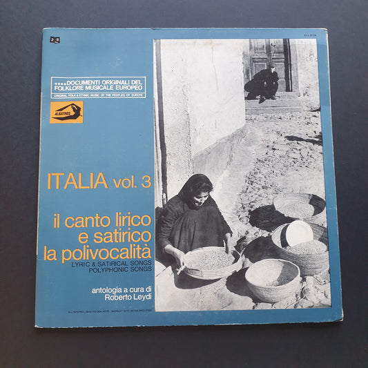 V.A. - Italia Vol. 3: Il Canto Lirico e Satirico / La Polivocalità