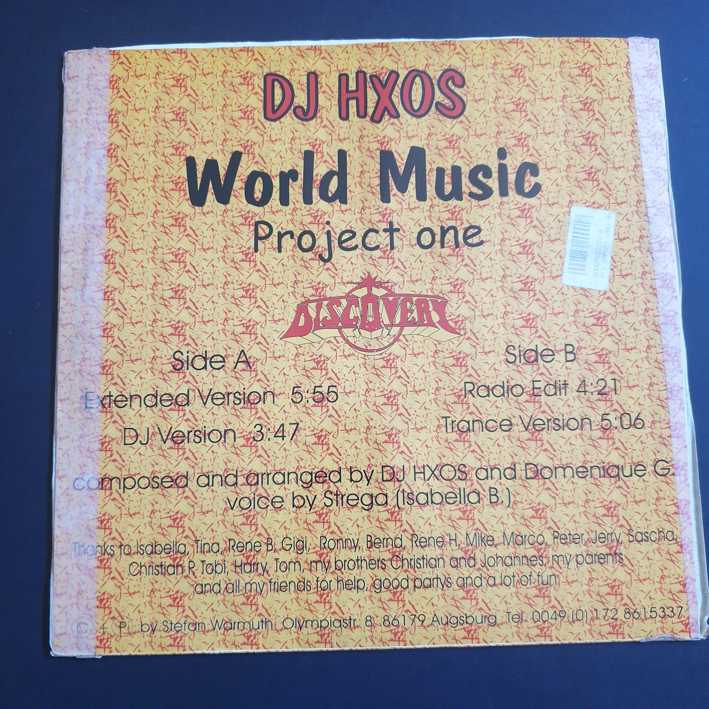 DJ HXOS - World Music Project One