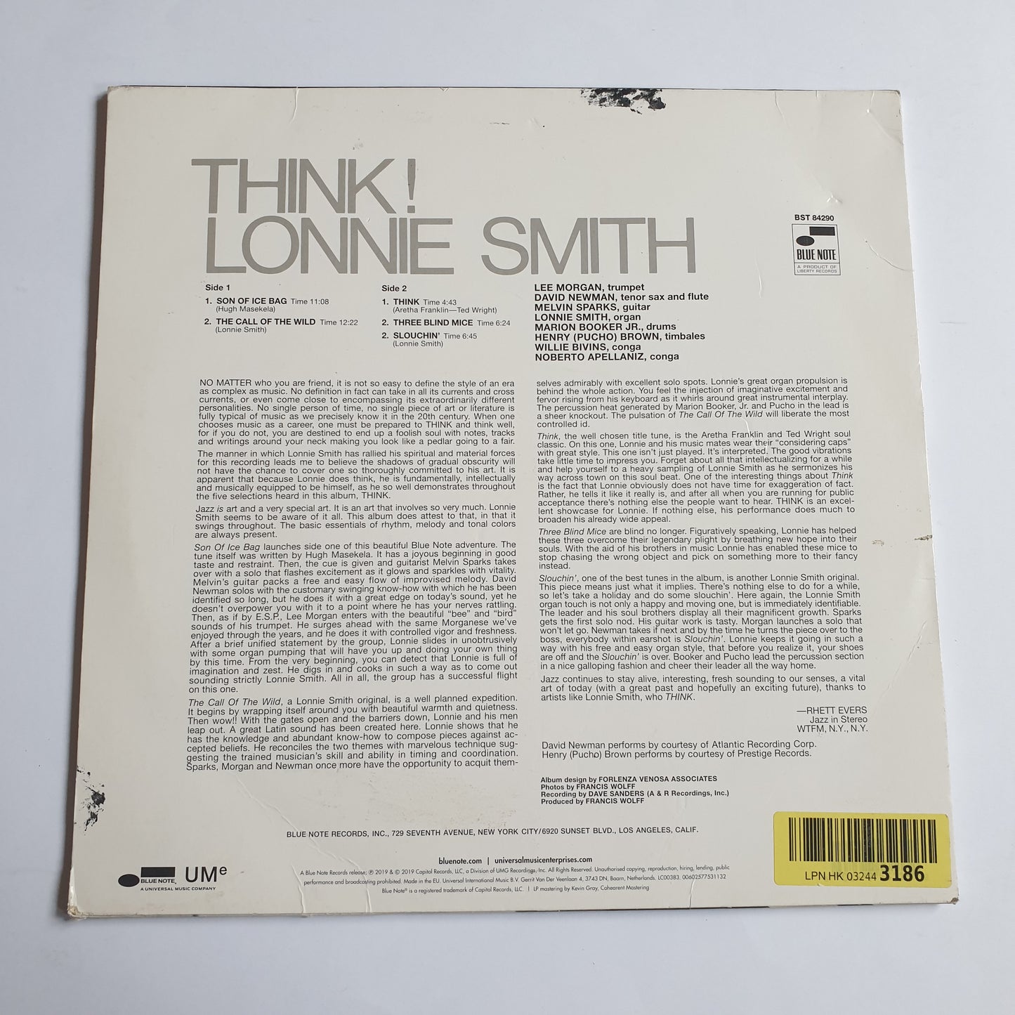 LONNIE SMITH - Think!