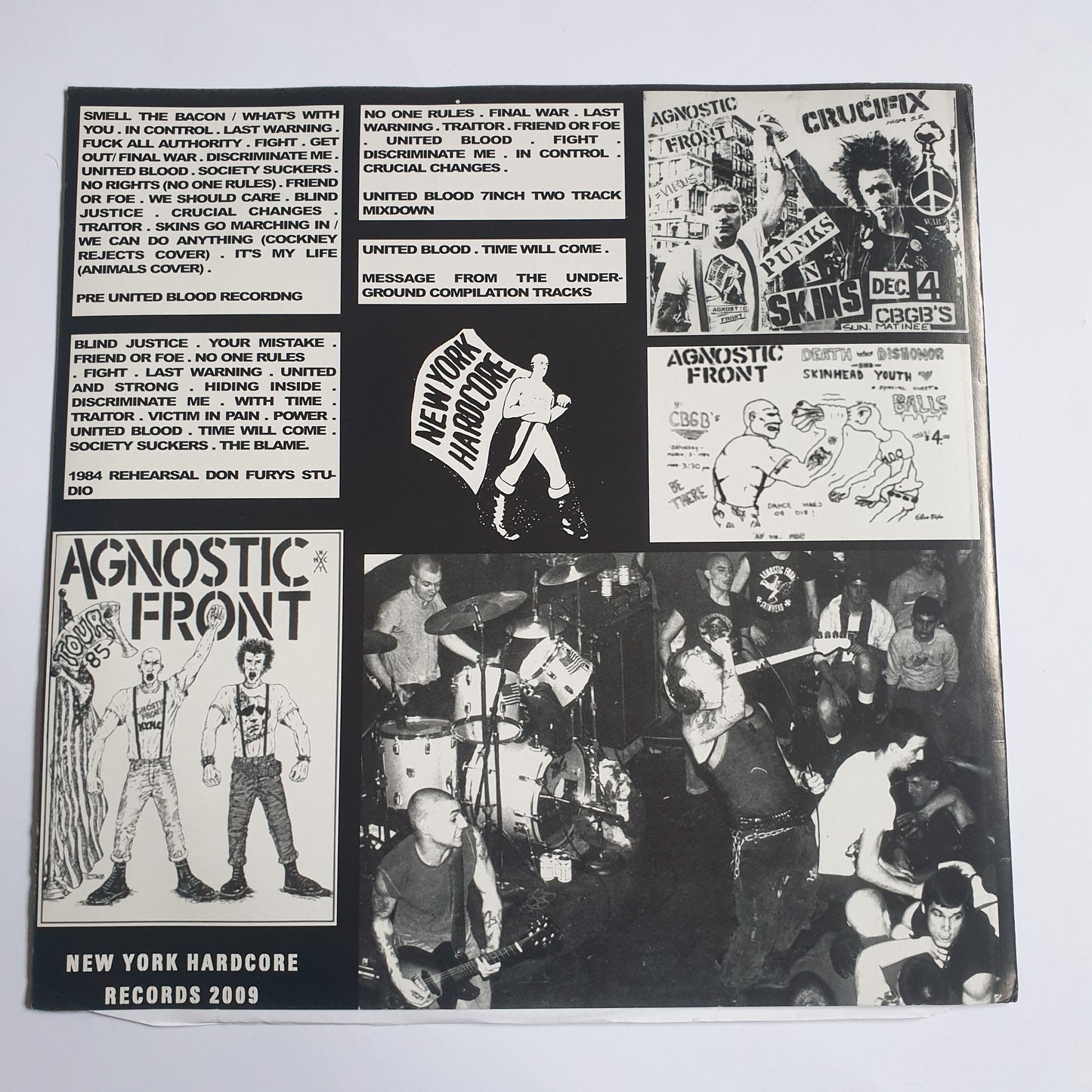 AGNOSTIC FRONT - United And Strong 1984 Demos