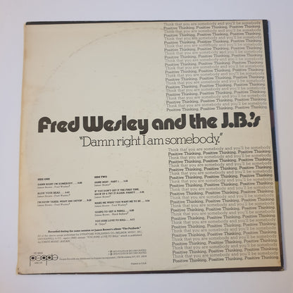 FRED WESLEY AND THE J.B.'S - Damn Right I Am Somebody