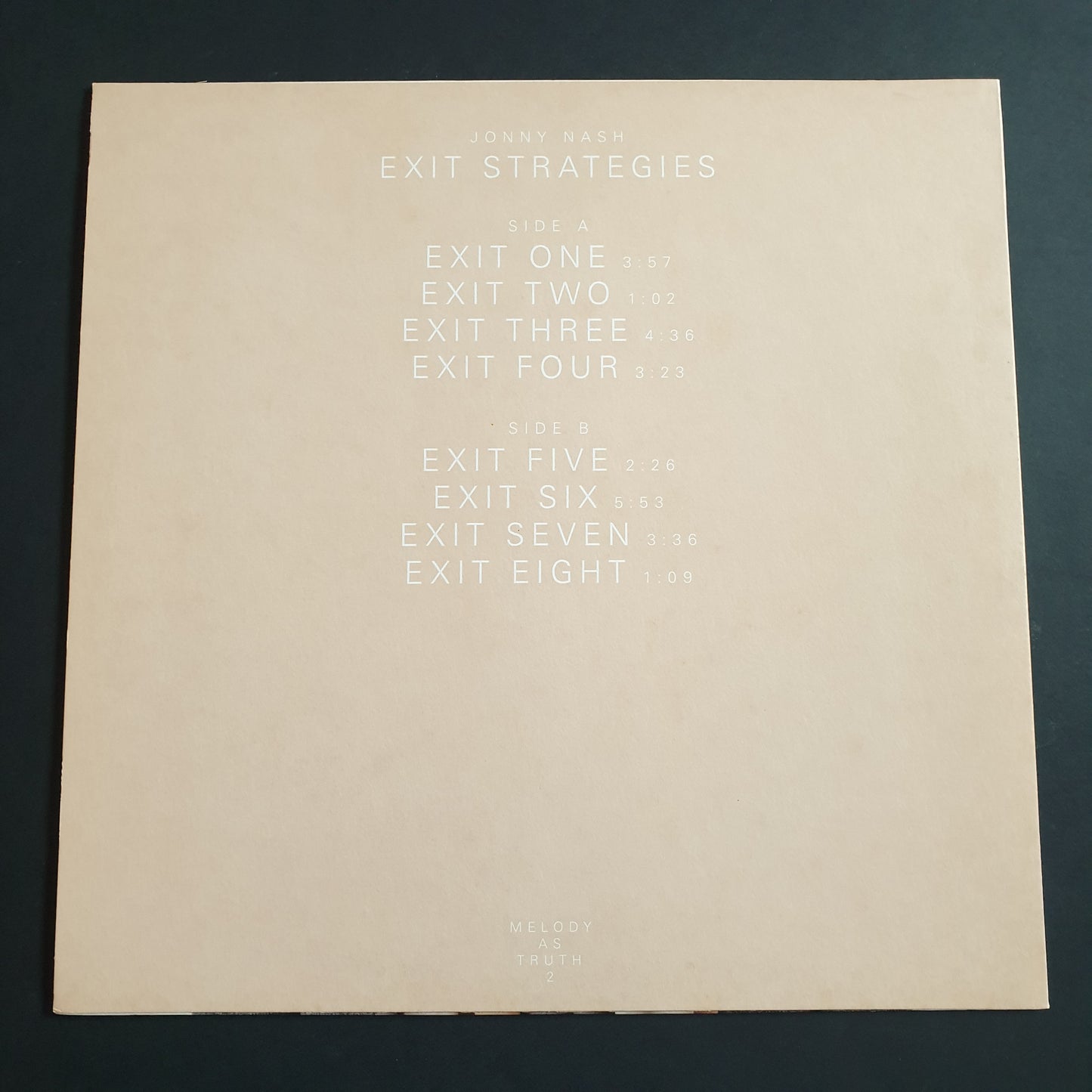 JONNY NASH - Exit Strategies