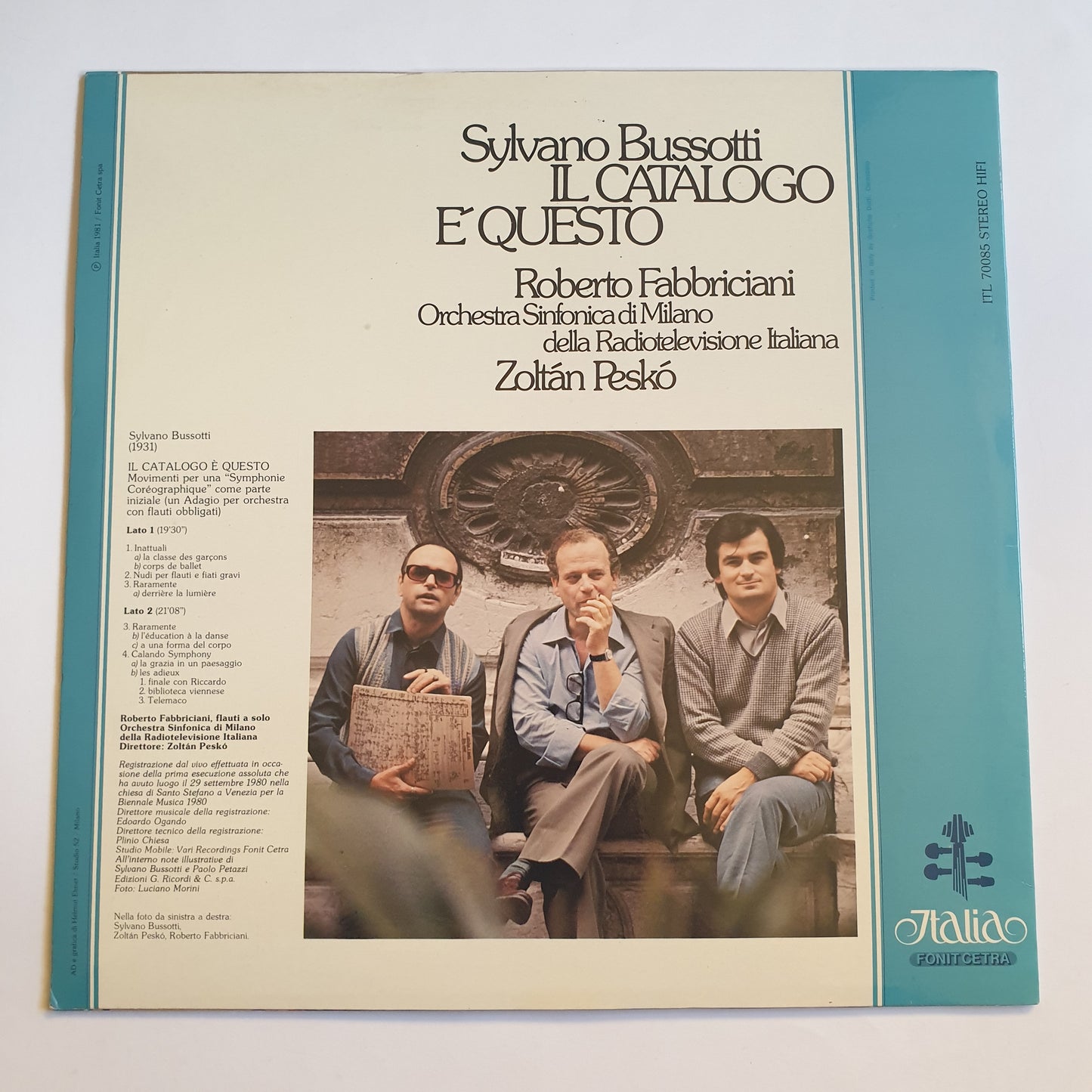 SYLVANO BUSSOTTI - Il Catalogo è Questo