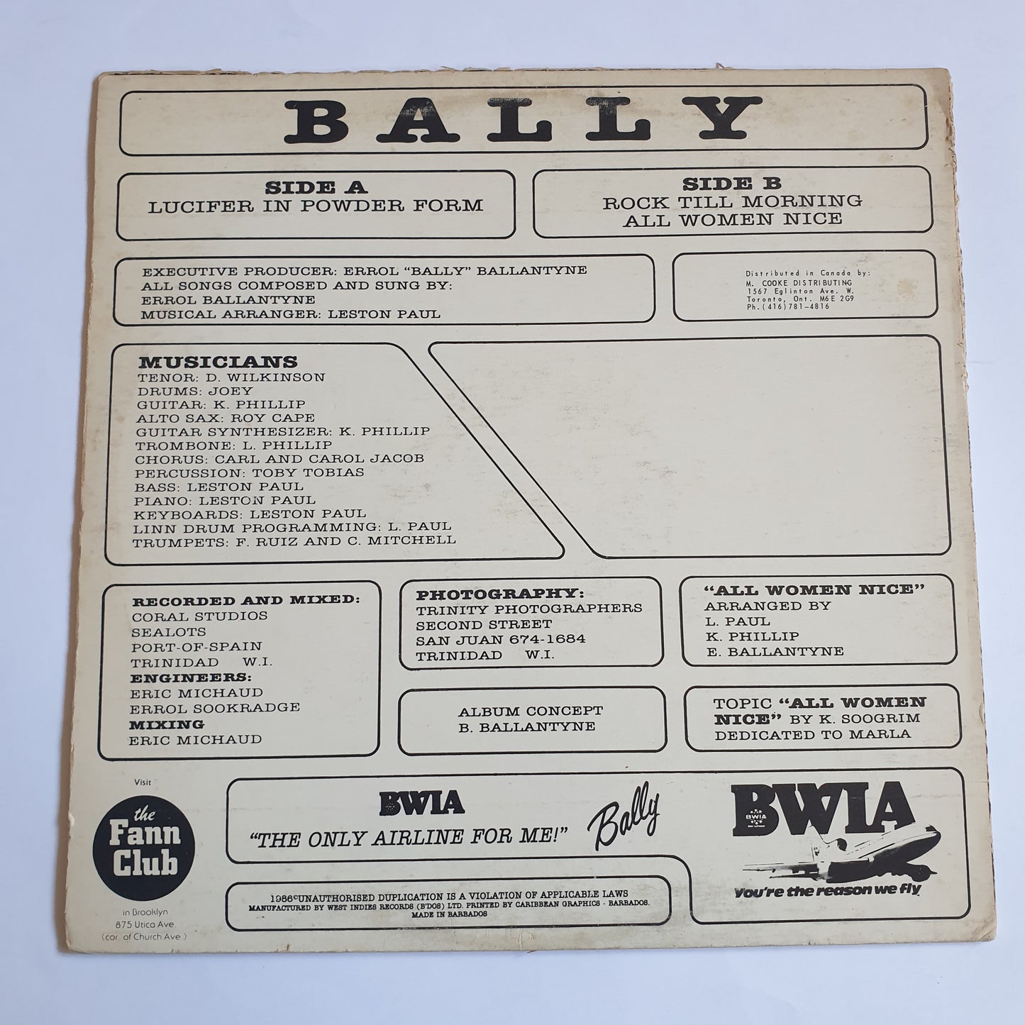 BALLY - Lucifer In Powder Form