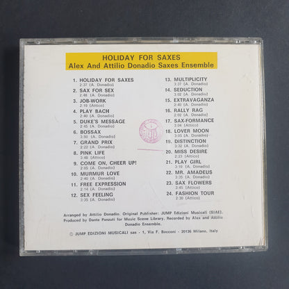 ATTILIO DONADIO - Holiday For Saxes