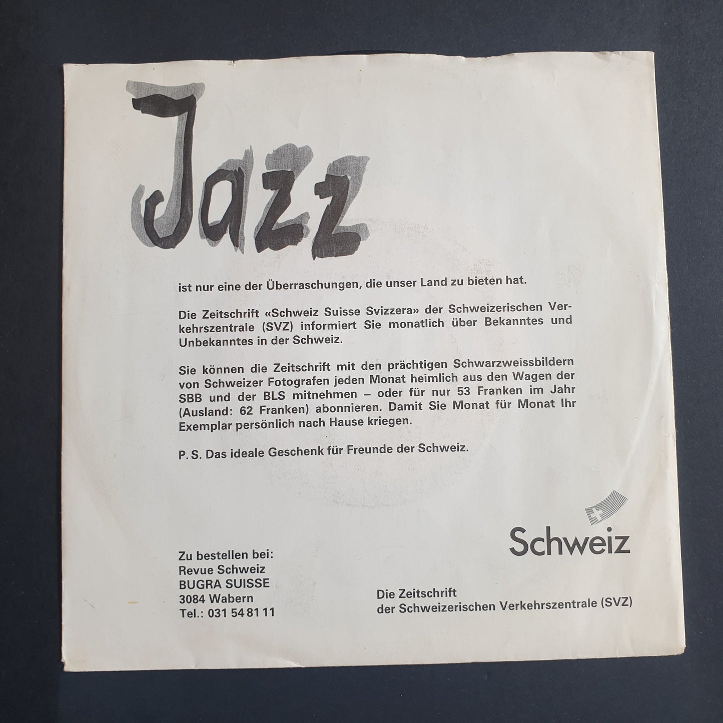 IRENE SCHWEIZER Und BBFC - Jazz Excitement