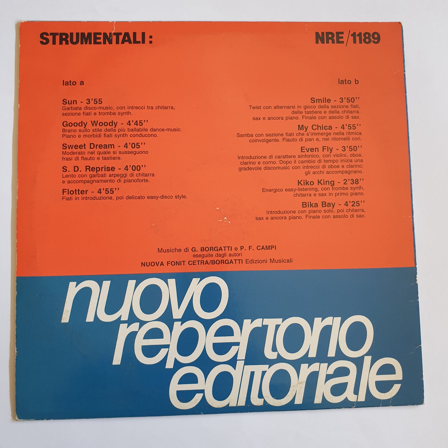G. BORGATTI e P.F. CAMPI - Strumentali