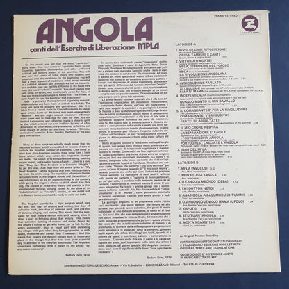 V.A. Angola - Canti dell'Esercito di Liberazione MPLA