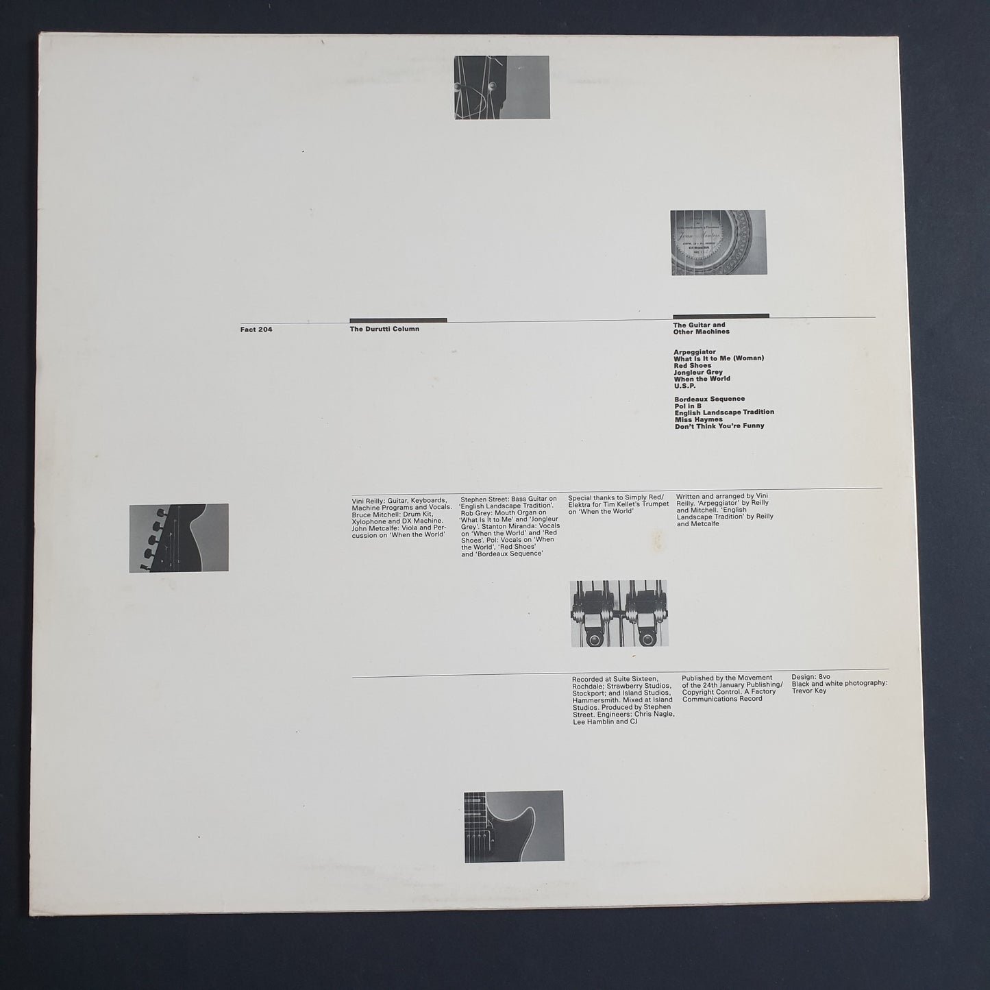 THE DURUTTI COLUMN - The Guitar And Other Machines
