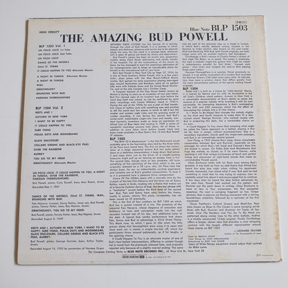BUD POWELL - The Amazing Bud Powell Volume 1