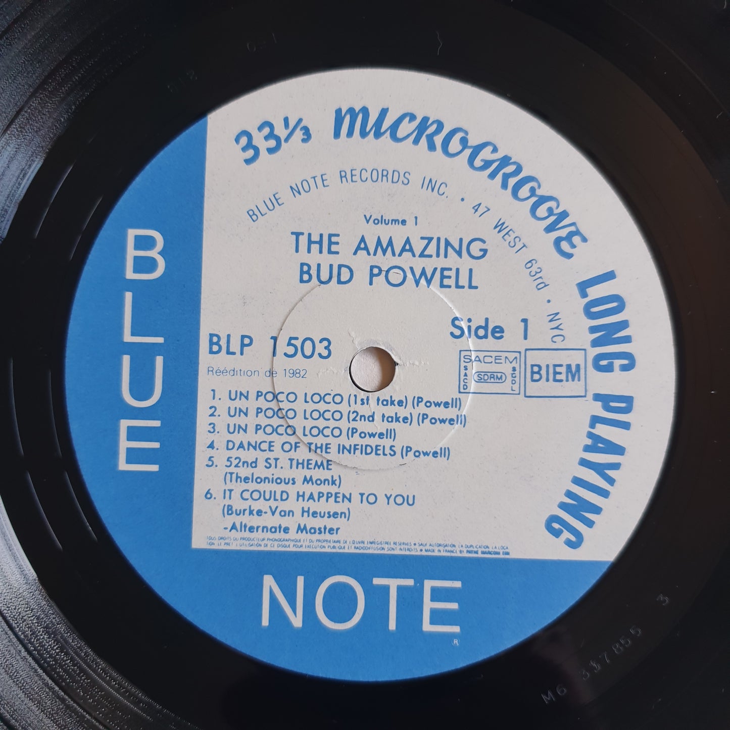 BUD POWELL - The Amazing Bud Powell Volume 1