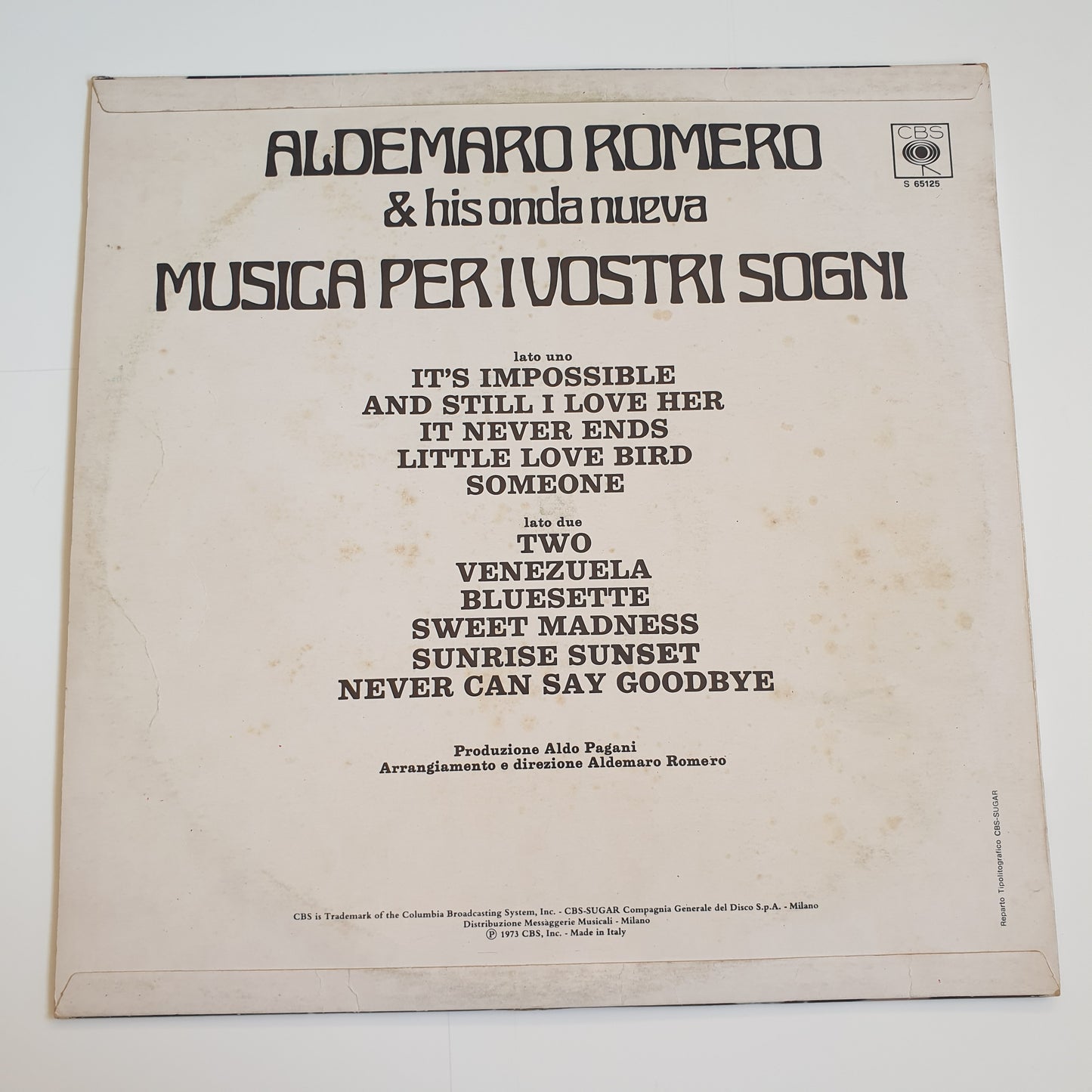 ALDEMARO ROMERO - Musica Per i Vostri Sogni
