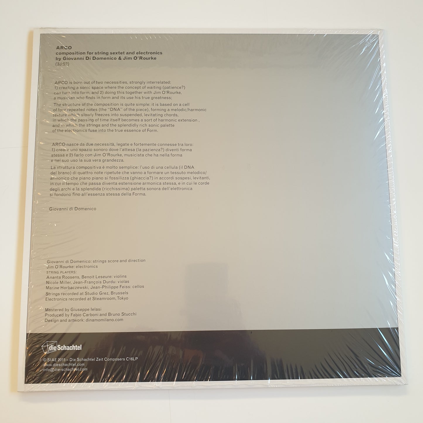 GIOVANNI DI DOMENICO / JIM O'ROURKE - Arco