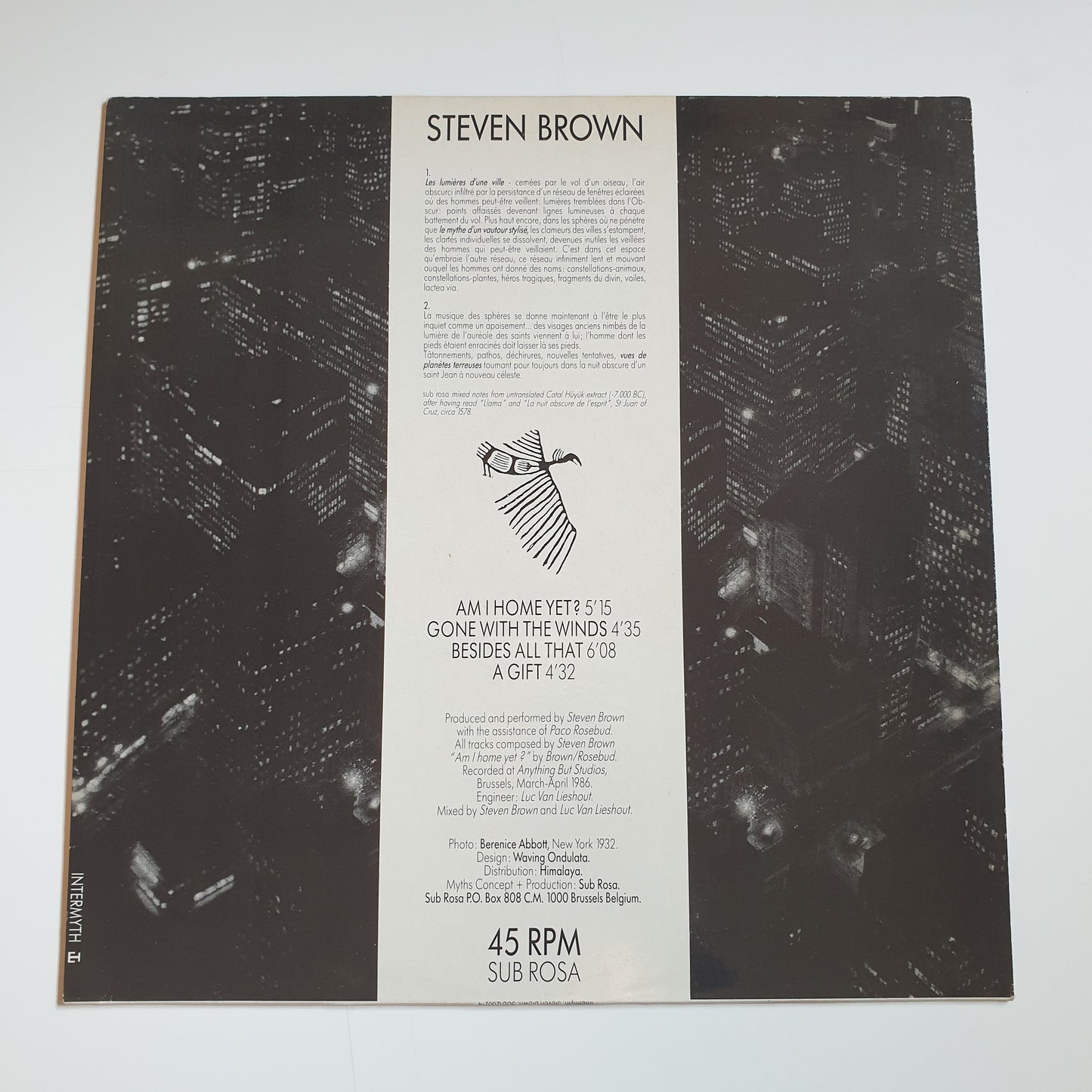 STEVEN BROWN - Me And You And The Licorice Stick