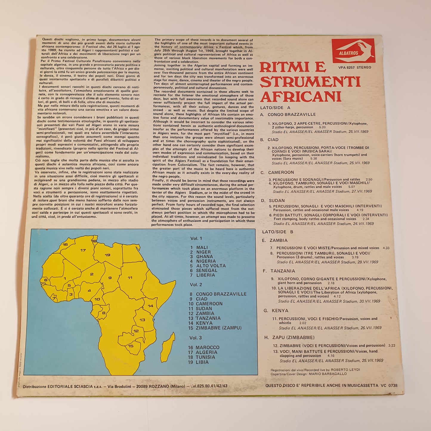V.A. - Ritmi e Strumenti Africani - African Rhythms And Instruments Vol. 2