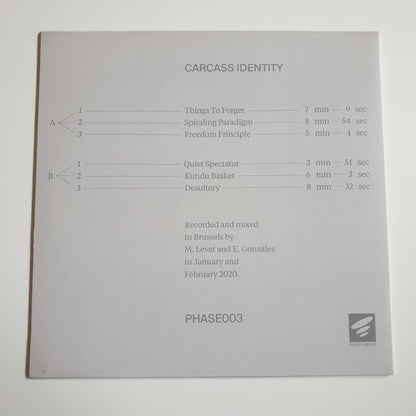 CARCASS IDENTITY - S/T