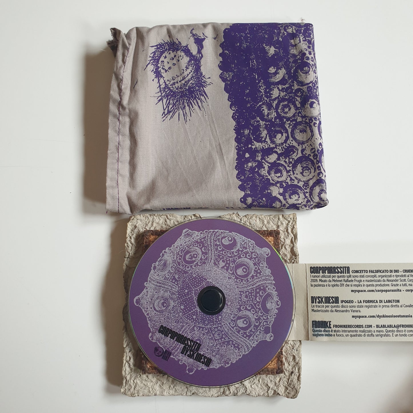 CORPOPARASSITA / DYSKINESIA - Split CD