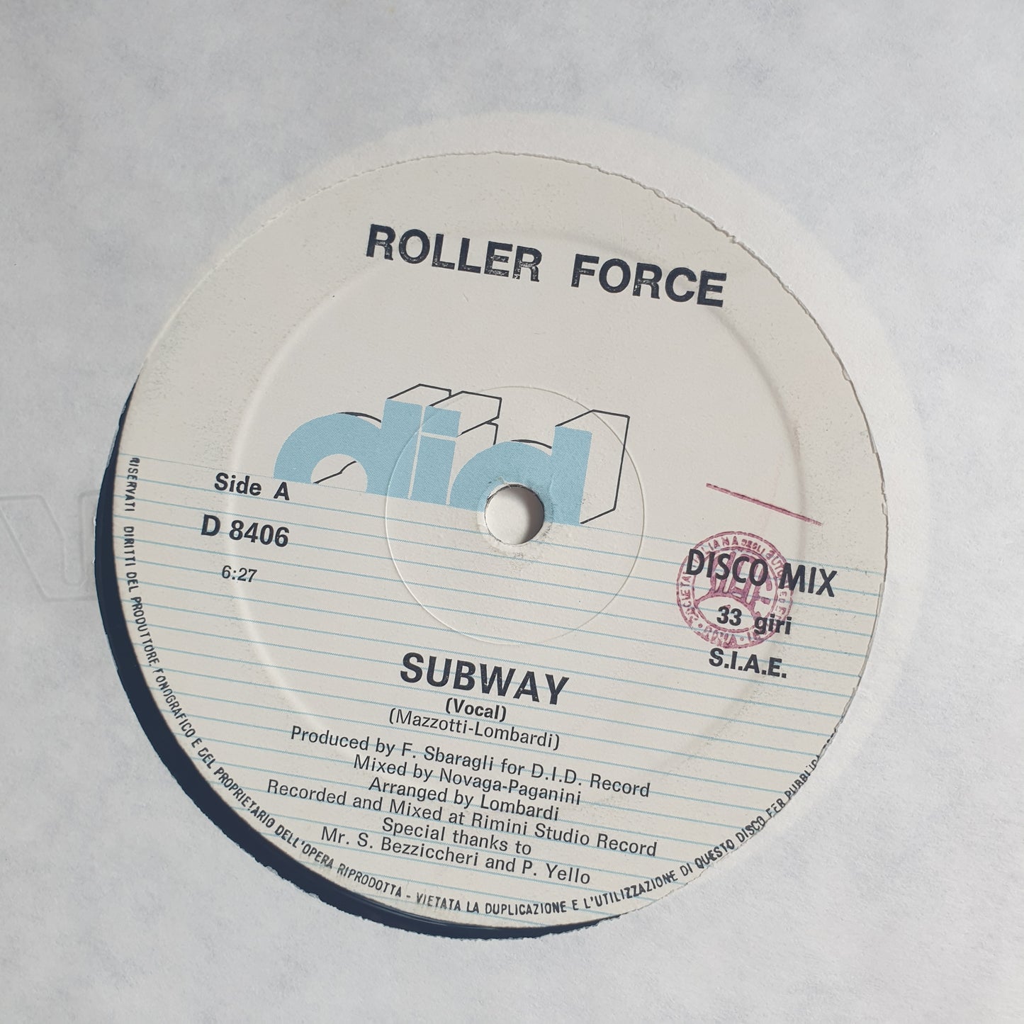 ROLLER FORCE - Subway